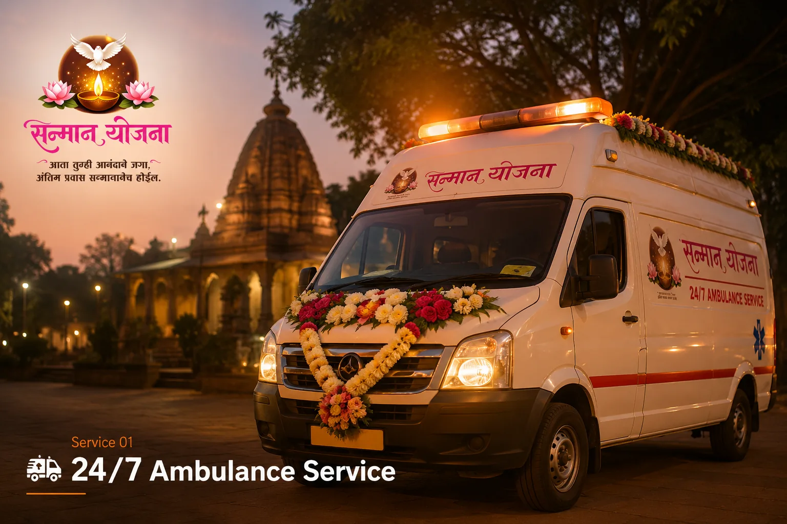 24/7 funeral ambulance and hearse service in Pune